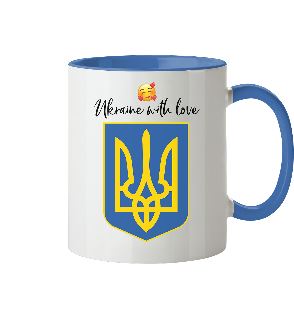UKRAINE Panorama Tasse zweifarbig