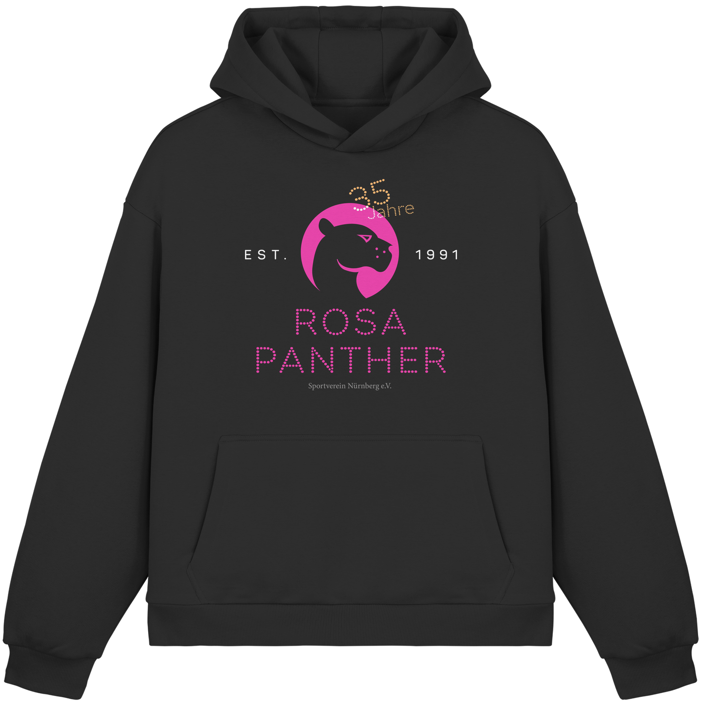 Rosa Panther 35 Jahre! - Fluffy Boxcut Hoodie
