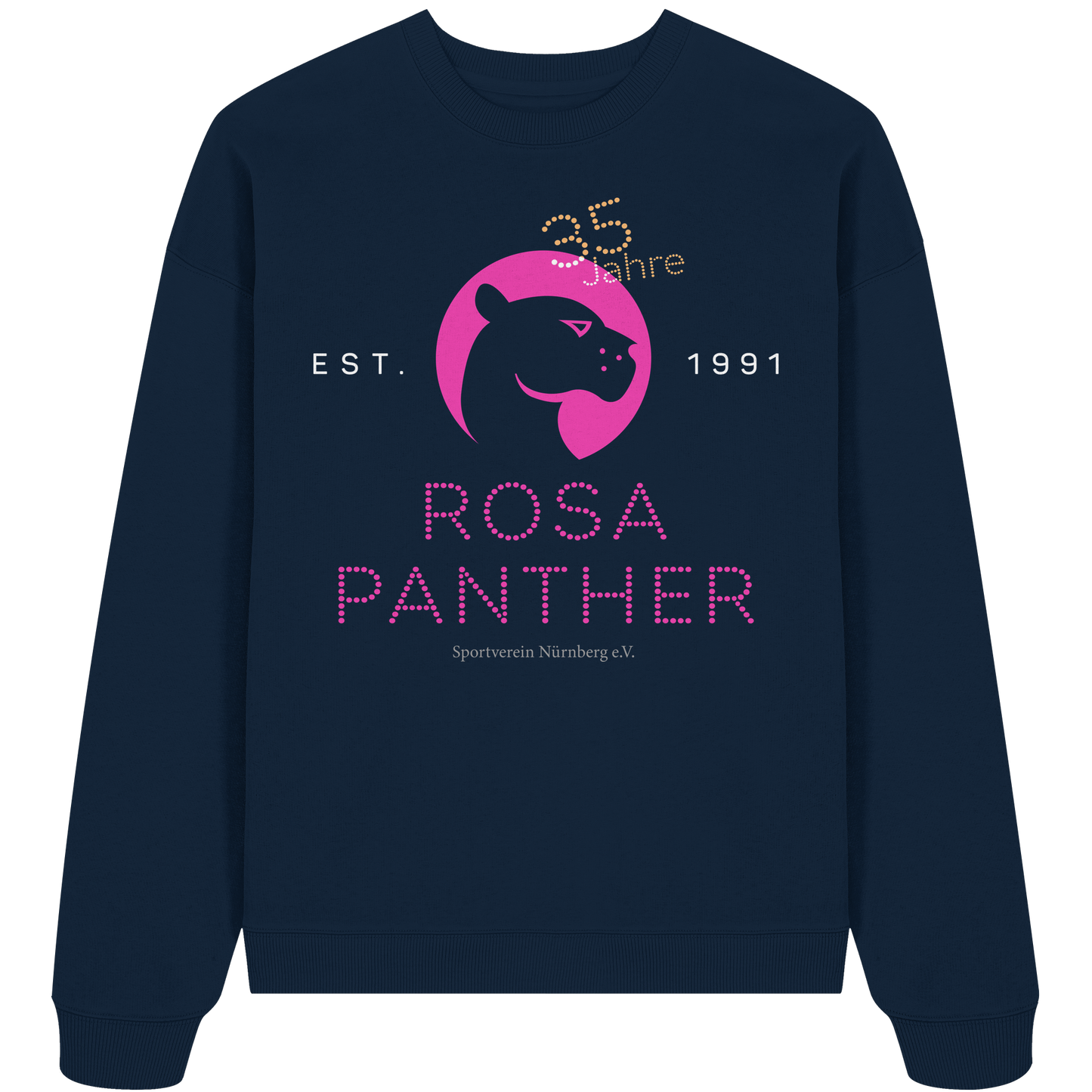 Rosa Panther 35 Jahre! - Organic Oversize Sweatshirt