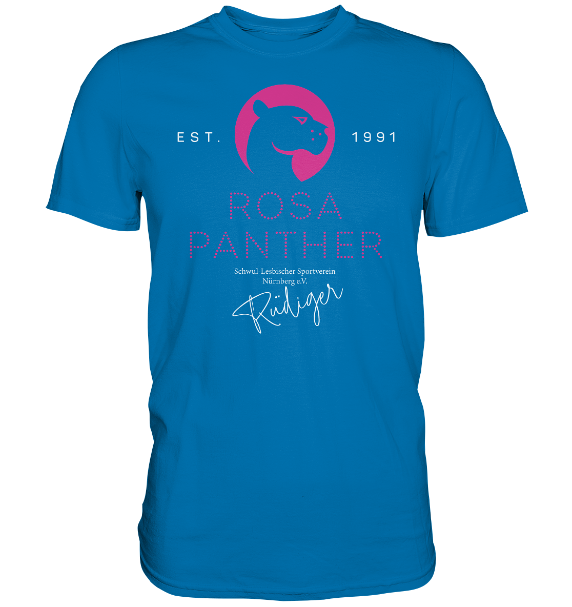 ROSA PANTHER t-shirt (mit individuellem Namen) - bitte anfragen! mobil: 01772726677 Lieferzeit + 1 Tag!