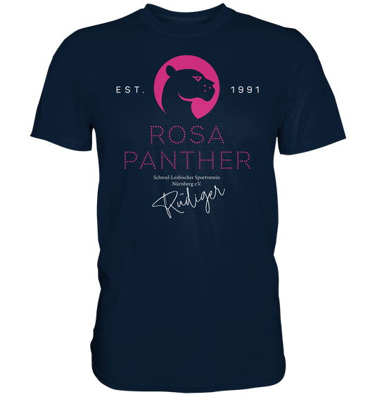 ROSA PANTHER t-shirt (mit individuellem Namen) - bitte anfragen! mobil: 01772726677 Lieferzeit + 1 Tag!
