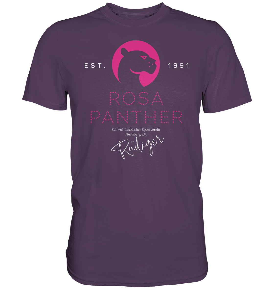 ROSA PANTHER t-shirt (mit individuellem Namen) - bitte anfragen! mobil: 01772726677 Lieferzeit + 1 Tag!
