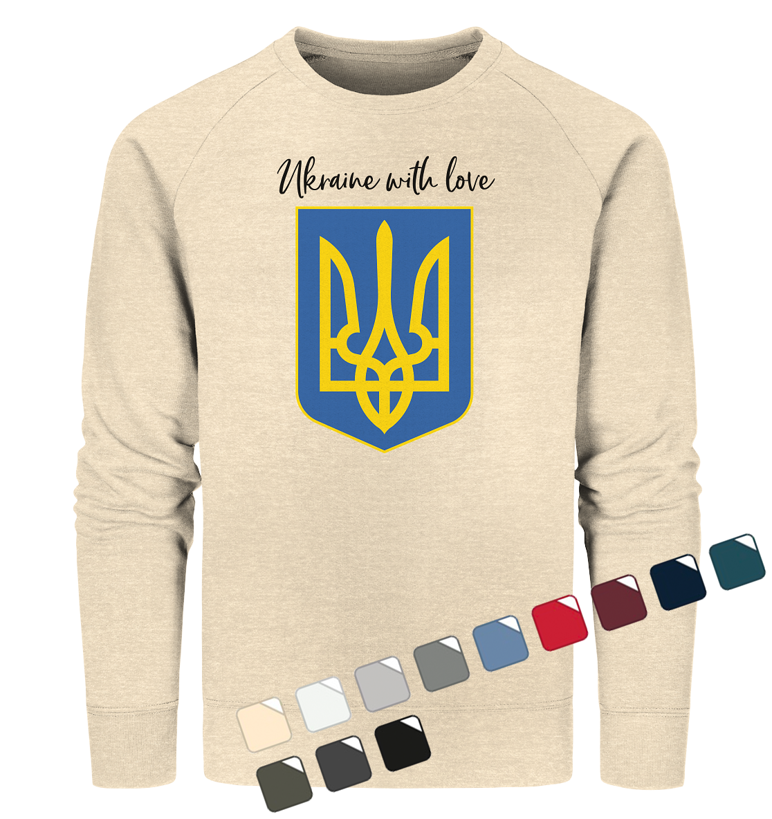 UKRAINE Organic Sweatshirt BOLD 2