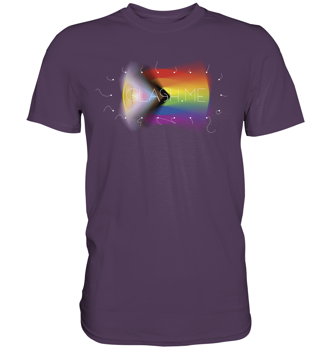 PRIDE freedom me URBAN PURPLE - Premium Shirt