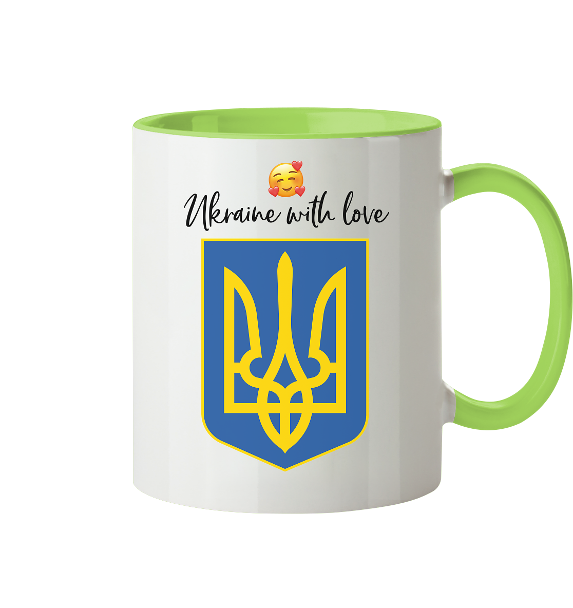 UKRAINE Panorama Tasse zweifarbig