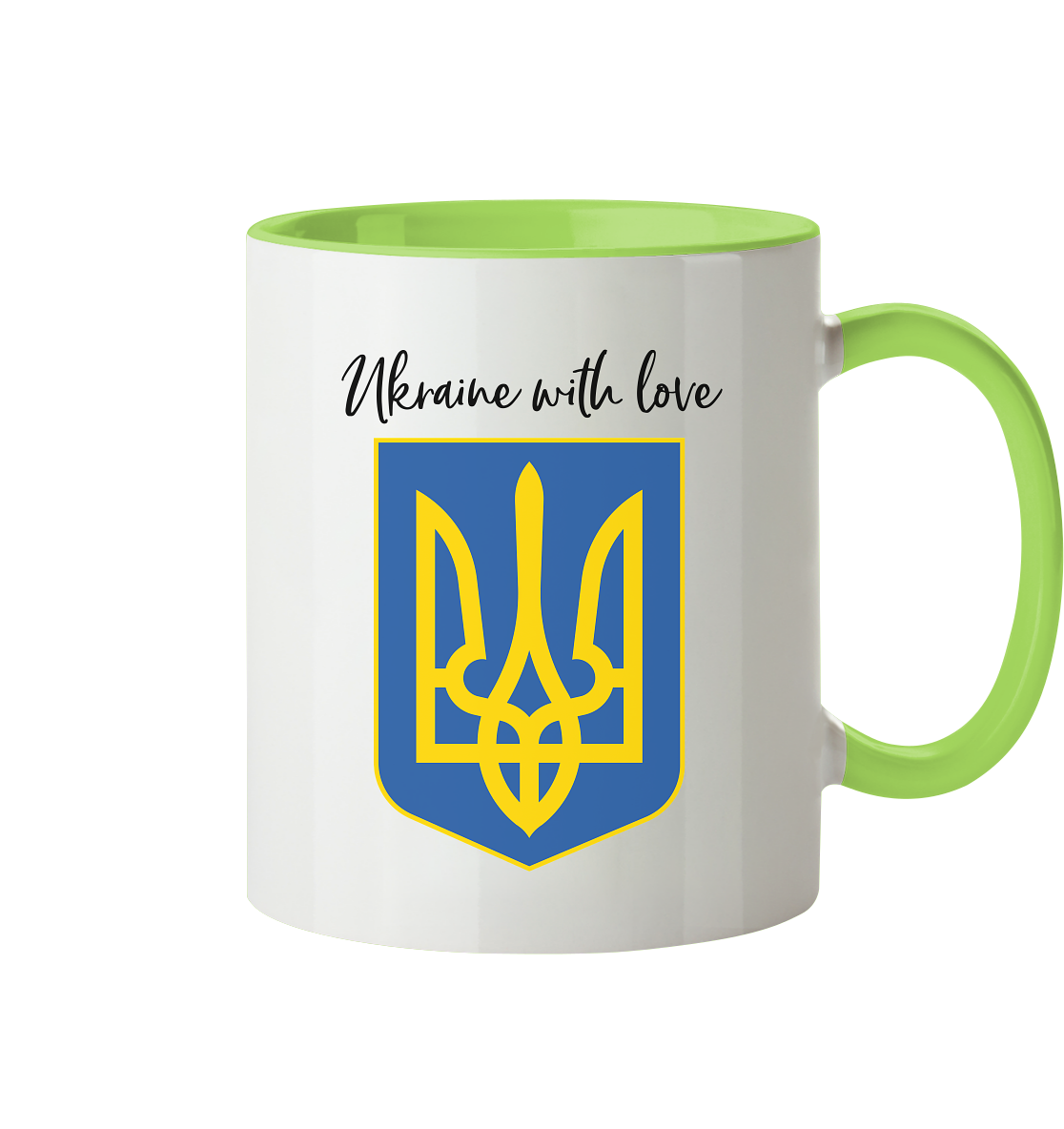 UKRAINE Panorama Tasse zweifarbig 2